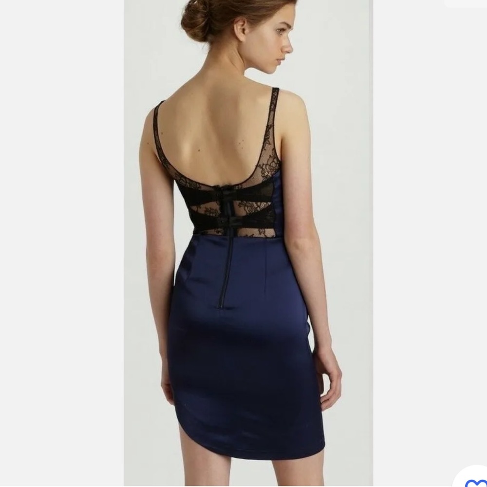 NWT Alice Olivia Bonnie silk dress 8